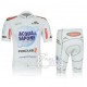 PROFESJONALNY LETNI KOMPLET ROWEROWY ACQUA SAPONE BIAŁY MODEL 2012/13