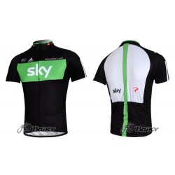 PROFESJONALNA KOSZULKA ROWEROWA SKY MODEL 2012 BLACK-GREEN