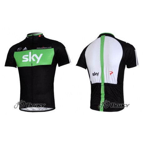 PROFESJONALNA KOSZULKA ROWEROWA SKY MODEL 2012 BLACK-GREEN