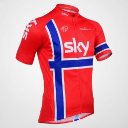 PROFESJONALNA KOSZULKA ROWEROWA SKY MODEL 2013 RED
