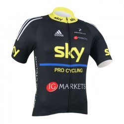 PROFESJONALNA KOSZULKA ROWEROWA SKY MODEL 2013 BLACK-YELLOW