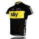 PROFESJONALNA KOSZULKA ROWEROWA SKY MODEL 2013/2014 BLACK-YELLOW