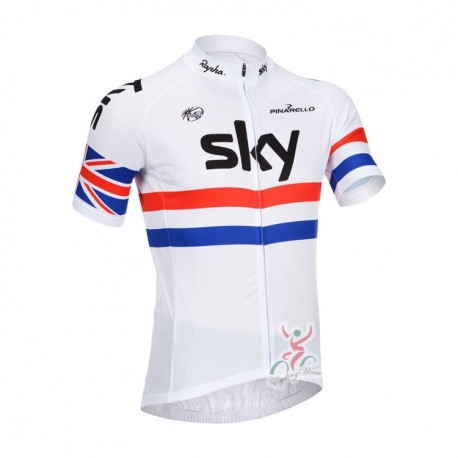 PROFESJONALNA KOSZULKA ROWEROWA SKY MODEL 2014 WHITE