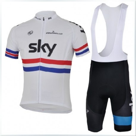 PROFESJONALNY LETNI KOMPLET ROWEROWY SKY MODEL 2013 WHITE