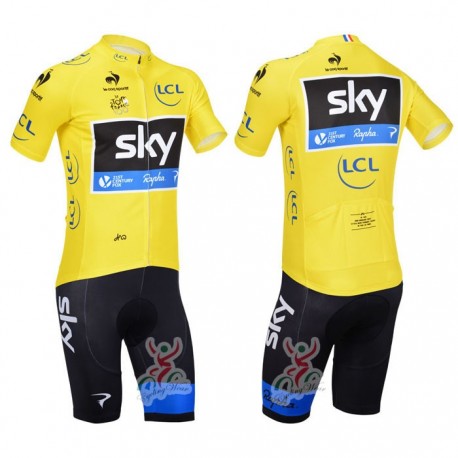 PROFESJONALNY LETNI KOMPLET ROWEROWY SKY MODEL 2013 YELLOW