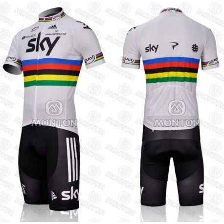PROFESJONALNY LETNI KOMPLET ROWEROWY SKY MODEL 2012/2013 WHITE