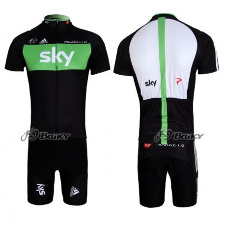 PROFESJONALNY LETNI KOMPLET ROWEROWY SKY MODEL 2012 BLACK-GREEN