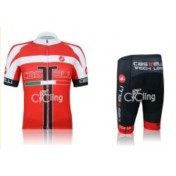 PROFESJONALNY LETNI KOMPLET CASTELLI 2011 RED