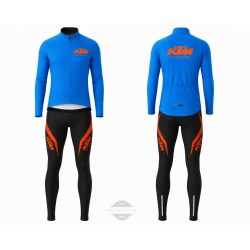KTM DŁUGI KOMPLET ROWEROWY MODEL 2018 BLUE