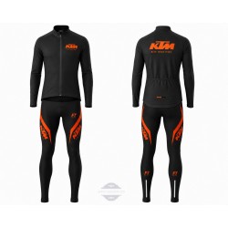 KTM DŁUGI KOMPLET ROWEROWY MODEL 2018 BLACK