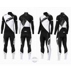 KTM DŁUGI KOMPLET ROWEROWY MODEL 2016 BLACK-WHITE