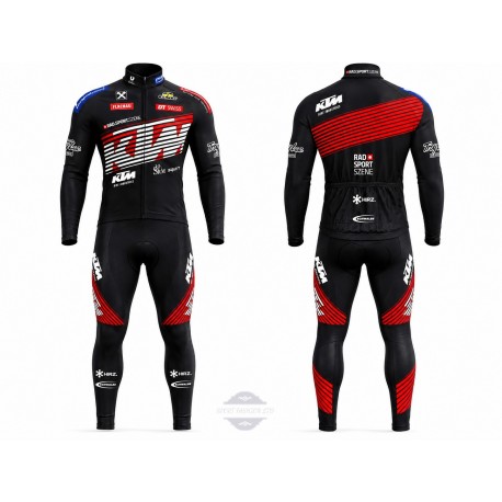 KTM DŁUGI KOMPLET ROWEROWY MODEL 2019 BLACK