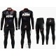 KTM DŁUGI KOMPLET ROWEROWY MODEL 2025 BLACK
