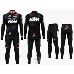 KTM DŁUGI KOMPLET ROWEROWY MODEL 2025 BLACK