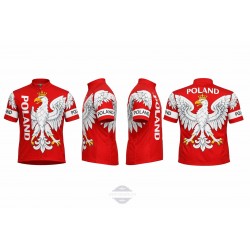 POLAND TEAM KOSZULKA ROWEROWA 2017 RED