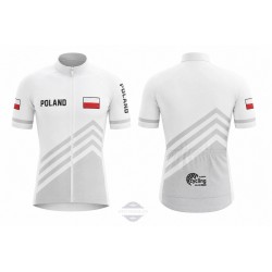 POLAND TEAM KOSZULKA ROWEROWA MODEL 2021/22 WHITE