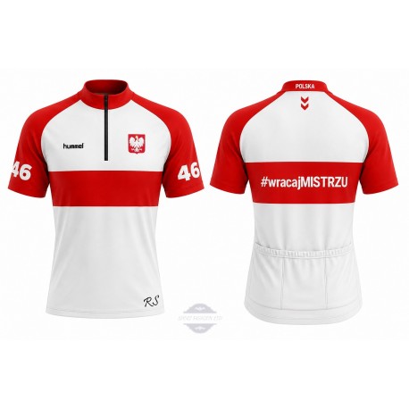 POLAND TEAM KOSZULKA ROWEROWA MODEL 2023/24