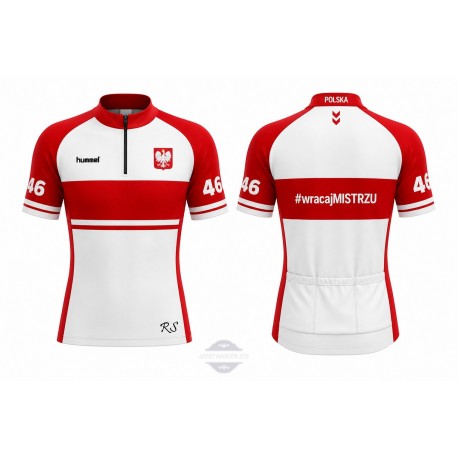 POLAND TEAM KOSZULKA ROWEROWA MODEL 2024/25