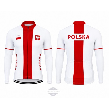POLAND TEAM BLUZA/KOSZULKA ROWEROWA MODEL 2017 WHITE