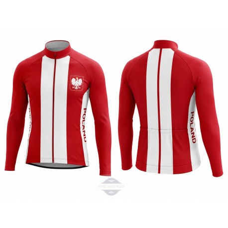 POLAND TEAM BLUZA/KOSZULKA ROWEROWA MODEL 2017 RED