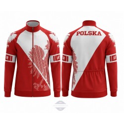 POLAND TEAM BLUZA/KOSZULKA ROWEROWA MODEL 2017/18 RED