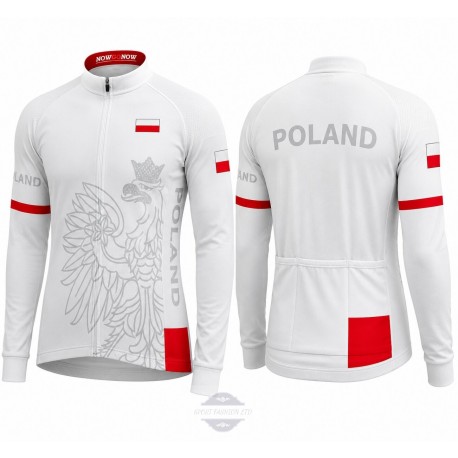 POLAND TEAM BLUZA/KOSZULKA ROWEROWA MODEL 2018 WHITE