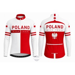 POLAND TEAM BLUZA/KOSZULKA ROWEROWA MODEL 2021/22