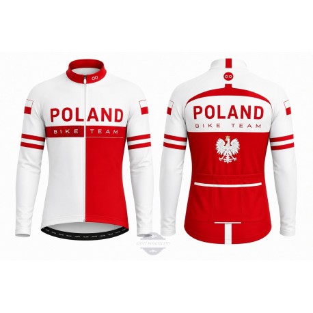 POLAND TEAM BLUZA/KOSZULKA ROWEROWA MODEL 2021/22