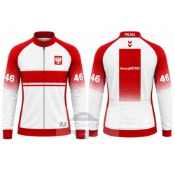 POLAND TEAM BLUZA/KOSZULKA ROWEROWA MODEL 2023/24