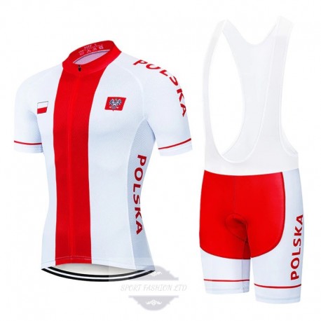 POLAND TEAM LETNI KOMPLET ROWEROWY 2017 WHITE