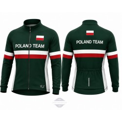 POLAND TEAM BLUZA/KOSZULKA ROWEROWA MODEL 2024 GREEN