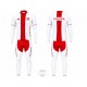 POLAND TEAM DŁUGI KOMPLET ROWEROWY MODEL 2017 WHITE
