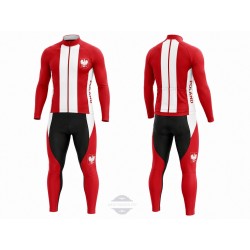 POLAND TEAM DŁUGI KOMPLET ROWEROWY MODEL 2017 RED