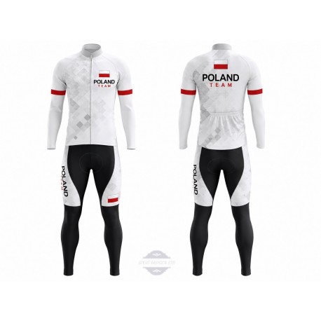 POLAND TEAM DŁUGI KOMPLET ROWEROWY MODEL 2017/18