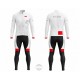 POLAND TEAM DŁUGI KOMPLET ROWEROWY MODEL 2018 WHITE
