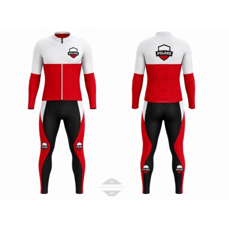 POLAND TEAM DŁUGI KOMPLET ROWEROWY MODEL 2019/20