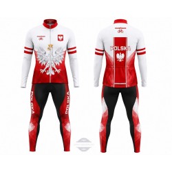 POLAND TEAM DŁUGI KOMPLET ROWEROWY MODEL 2021