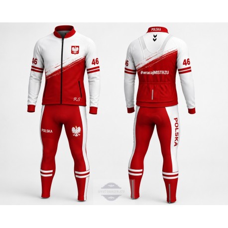 POLAND TEAM DŁUGI KOMPLET ROWEROWY MODEL 2022