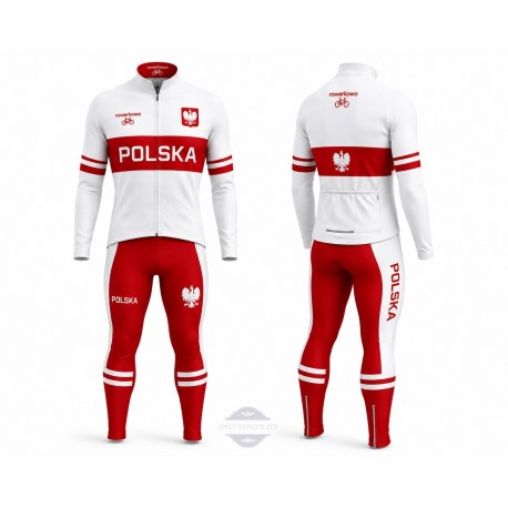 POLAND TEAM DŁUGI KOMPLET ROWEROWY MODEL 2023
