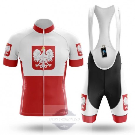 POLAND TEAM LETNI KOMPLET ROWEROWY 2026 WHITE -RED