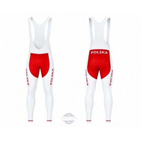 POLAND TEAM SPODNIE ROWEROWE MODEL 2017 WHITE