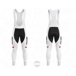 POLAND TEAM SPODNIE ROWEROWE MODEL 2021 WHITE