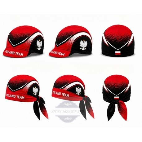 POLAND TEAM CZAPKA LUB BANDANA ROWEROWA MODEL 2017/18