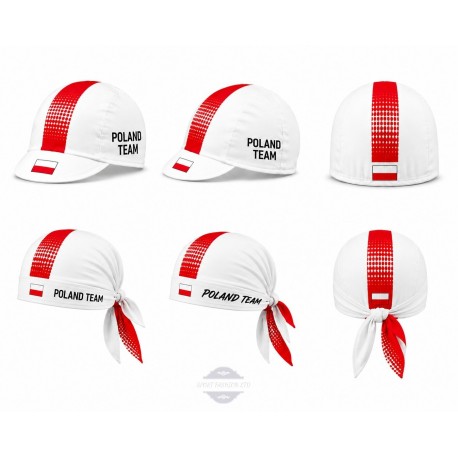 POLAND TEAM CZAPKA LUB BANDANA ROWEROWA MODEL 2018