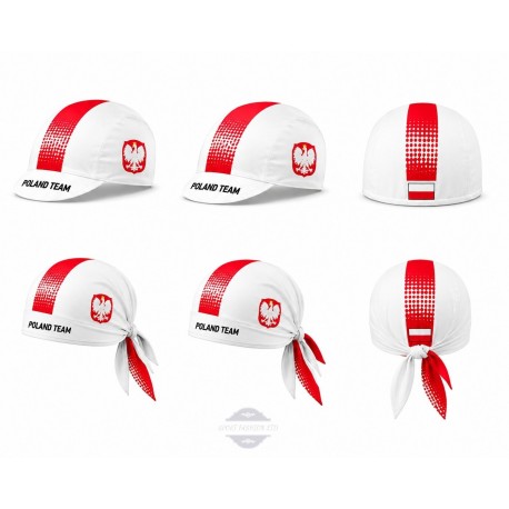 POLAND TEAM CZAPKA LUB BANDANA ROWEROWA MODEL 2018/19
