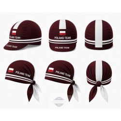 POLAND TEAM CZAPKA LUB BANDANA ROWEROWA MODEL 2023 BRAUN