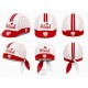 POLAND TEAM CZAPKA LUB BANDANA ROWEROWA MODEL 2023/24 WHITE