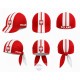 POLAND TEAM CZAPKA LUB BANDANA ROWEROWA MODEL 2024 RED