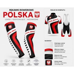 POLAND TEAM RĘKAWKI ROWEROWE MODEL 2017 BLACK