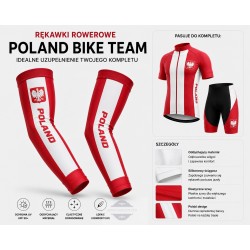 POLAND TEAM RĘKAWKI ROWEROWE MODEL 2019/20 RED-WHITE